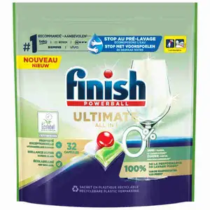 Powerball Ultimate 0% All in 1 Dishwasher Caps - Finish