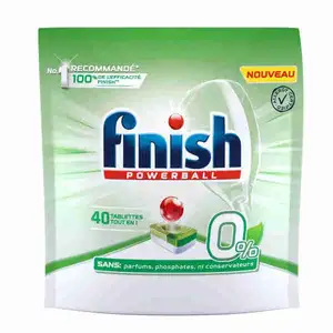 Powerball 0% All in 1 Dishwasher Tabs - Finish - Finish