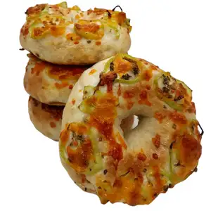 Cheddar & Jalapeno Bagel - Cambodia Bagels
