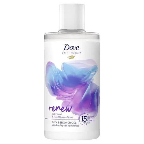 Renew Bath & Shower Gel Wild Violet & Pink Hibuscus Scent 1