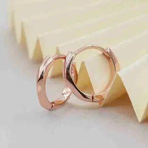Hoops Rose Gold Plated - Alice Varini Jewelry