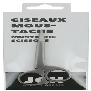 Moustache Scissors Unik Satin Finish - Jch Beauty Access