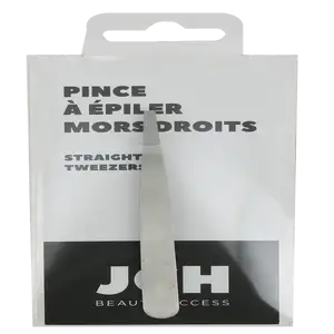 Silver Straight Tweezers - Jch Beauty Access