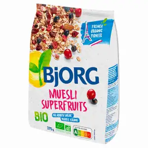 Organic Muesli Superfruit No Added Sugar - Bjorg