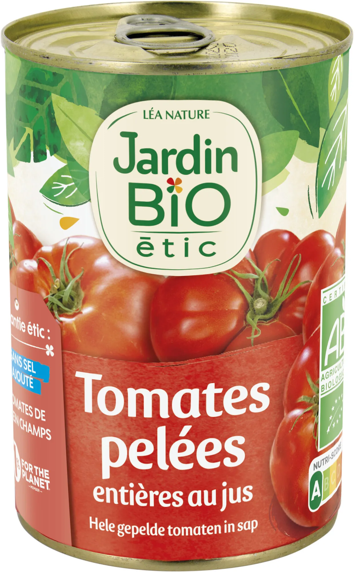 Organic Whole Peeled Tomatoes No Salt Added 1