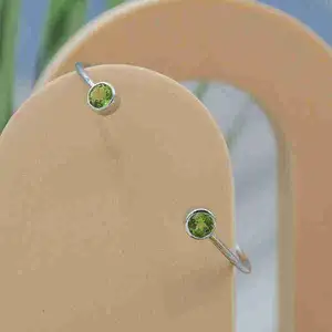 Bangle Peridot Round 5mm - Alice Varini Jewelry