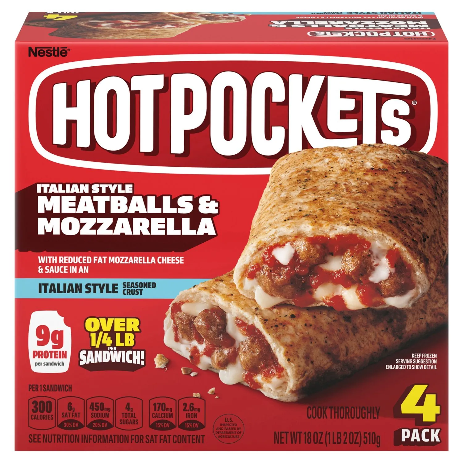 Italian Style Meatballs & Mozzarella