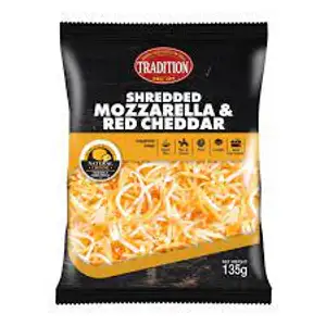 Shredded Mozzarella & Red Cheddar - Tradition