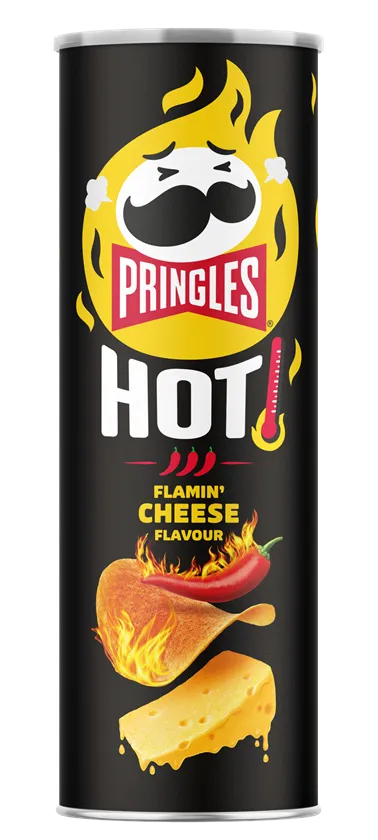 Flaming Cheese Potato Crisps
