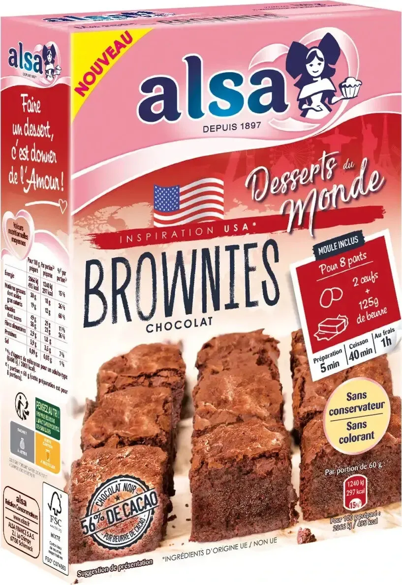 Chocolate Brownies Cake Mix