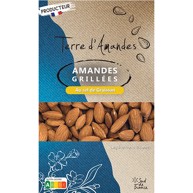 Salted Roasted Almonds with Gruissan Salt