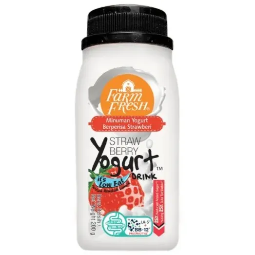 Low Fat Strawberry Yogurt Drink