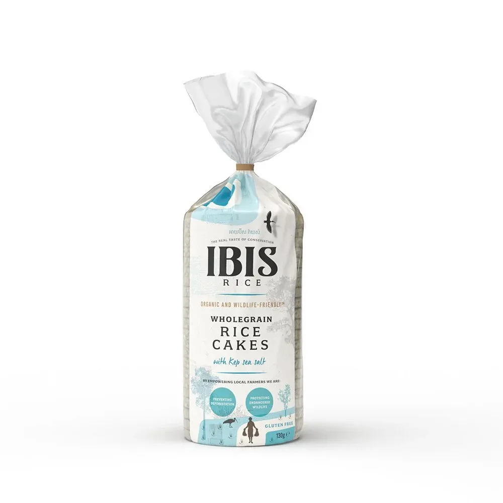 Organic Wholegrain Rice Cakes with Kep Sea Salt 1