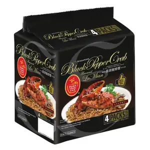 La Mian Premium Noodle in Black Pepper Seafood Sauce - Prima Taste