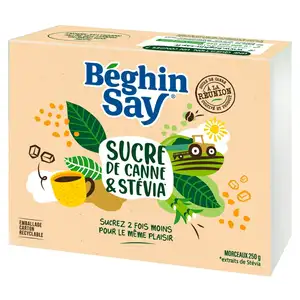Cane Sugar & Stevia - Béghin Say