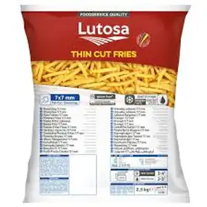 Thin Cut Fries 1/4 - Lutosa