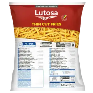 Thin Cut Fries - Lutosa