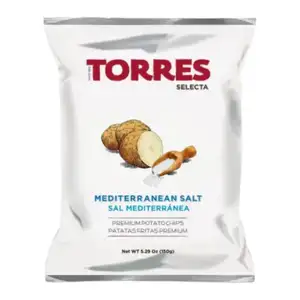Mediterranean Salt Premium Potato Chips - Torres
