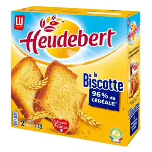 96% Cereal Rusk - Heudebert