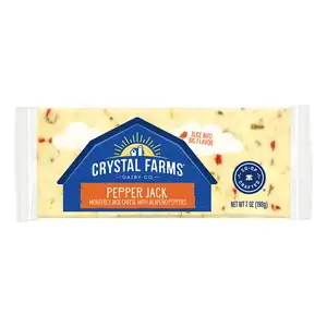 Jack Cheese Block Pepper - Crystal Farms
