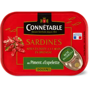 Mild Sardines with Espelette Pepper - Connétable