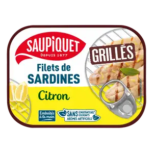 Lemon Grilled Sardines Fillets - Saupiquet