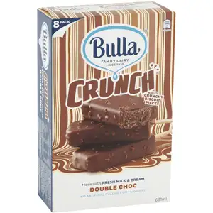 Crunch Double Choc Ice Cream - Bulla