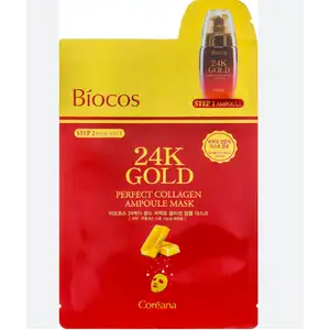 24K Gold Perfect Collangen Ampoule & Mask - Biocos