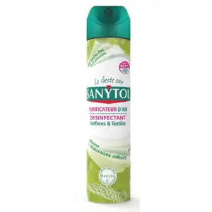 Mint Air Disinfectant Deodorizer for Surfaces and Textiles - Sanytol