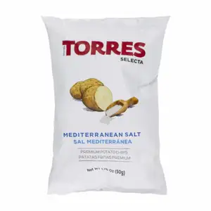 Mediterranean Salt Premium Potato Chips - Torres