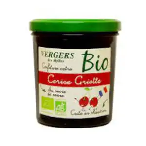 Organic Morello Cherry Extra Jam - Vergers des Alpilles