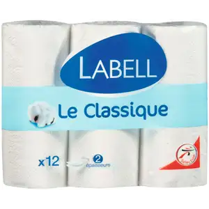 White Toilet Paper - Labell