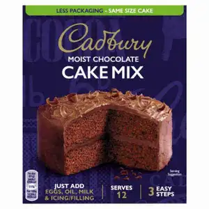 Moist Chocolate Cake Mix - Cadbury
