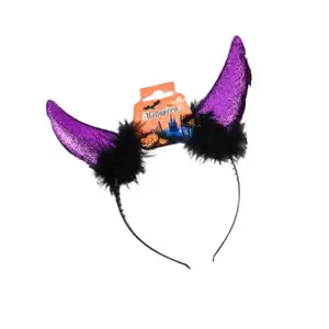 Halloween Purple Horn Headband