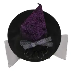 Halloween Witch Hat with Bow