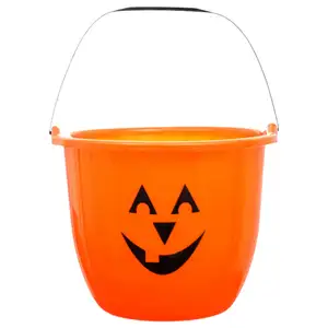 Halloween Candy Plastic Bucket