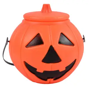 Halloween Pumpkin Bucket with Cover