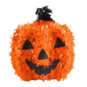 Halloween 3D Tinsel Pumpkin