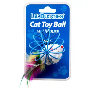 Cat Toy Ball with Mouse - Lil' Buddies