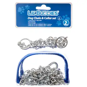 Dog Chain & Collar Set Size L - Lil' Buddies