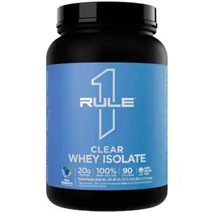 Clear Whey Isolate, Blue Raspberry - Rule 1