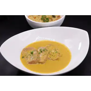 សាច់ជ្រូកបន្ទះលាយទឹកជ្រលក់ការី - Bassac Farm - Bassac Farm