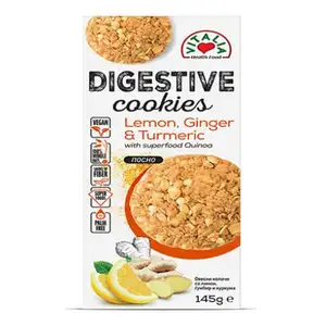 Digestive Cookies Lemon, Ginger & Turmeric - Vitalia