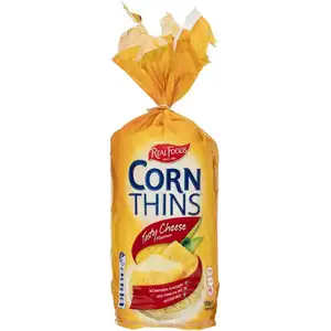 Tasty Cheese Corn Thins - Real Foods