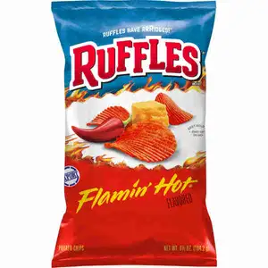 Flaming Hot Flavoured Potato Chips - Ruffles
