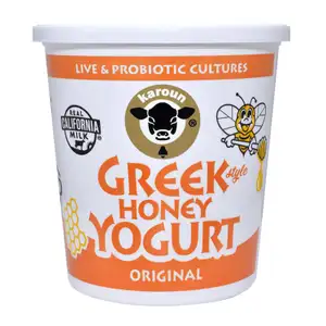 Yogurt Greek Style with Honey Original - Karoun
