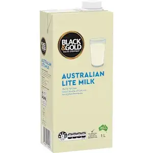 Lite Milk - Black & Gold