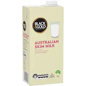 Skim Milk - Black & Gold