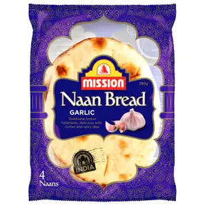 Naan Bread Garlic - Mission