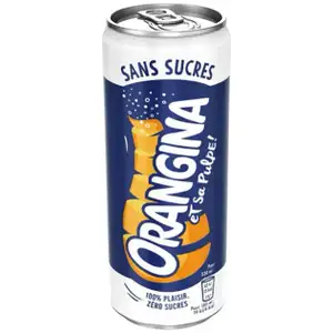 its Pulp Sugar Free Can - Orangina